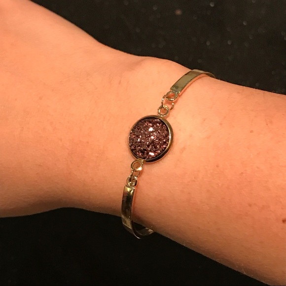 NWOT Rhinestone pave adjustable bangles - Picture 3 of 5